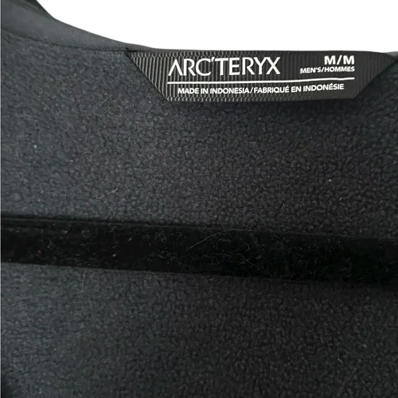Arc'teryx Charcoal Gray Zip Hoodie Fleece Jacket - Picture 5 of 5